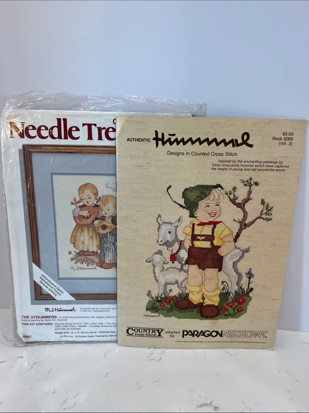 Authentic Hummel Counted Cross Stitch Book Vol 3 + Strummers Pattern Lot